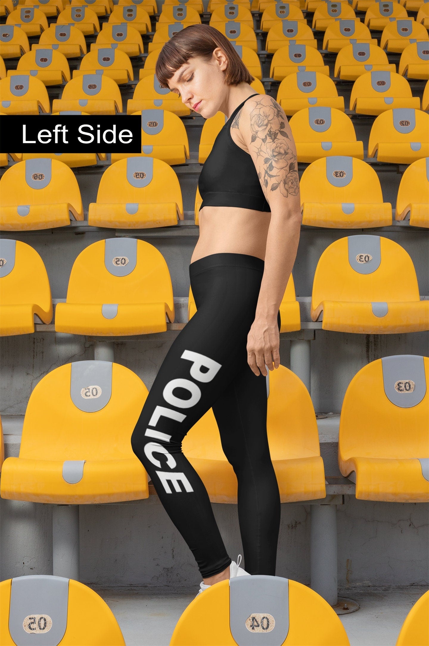 Police Yoga Pants Leggings