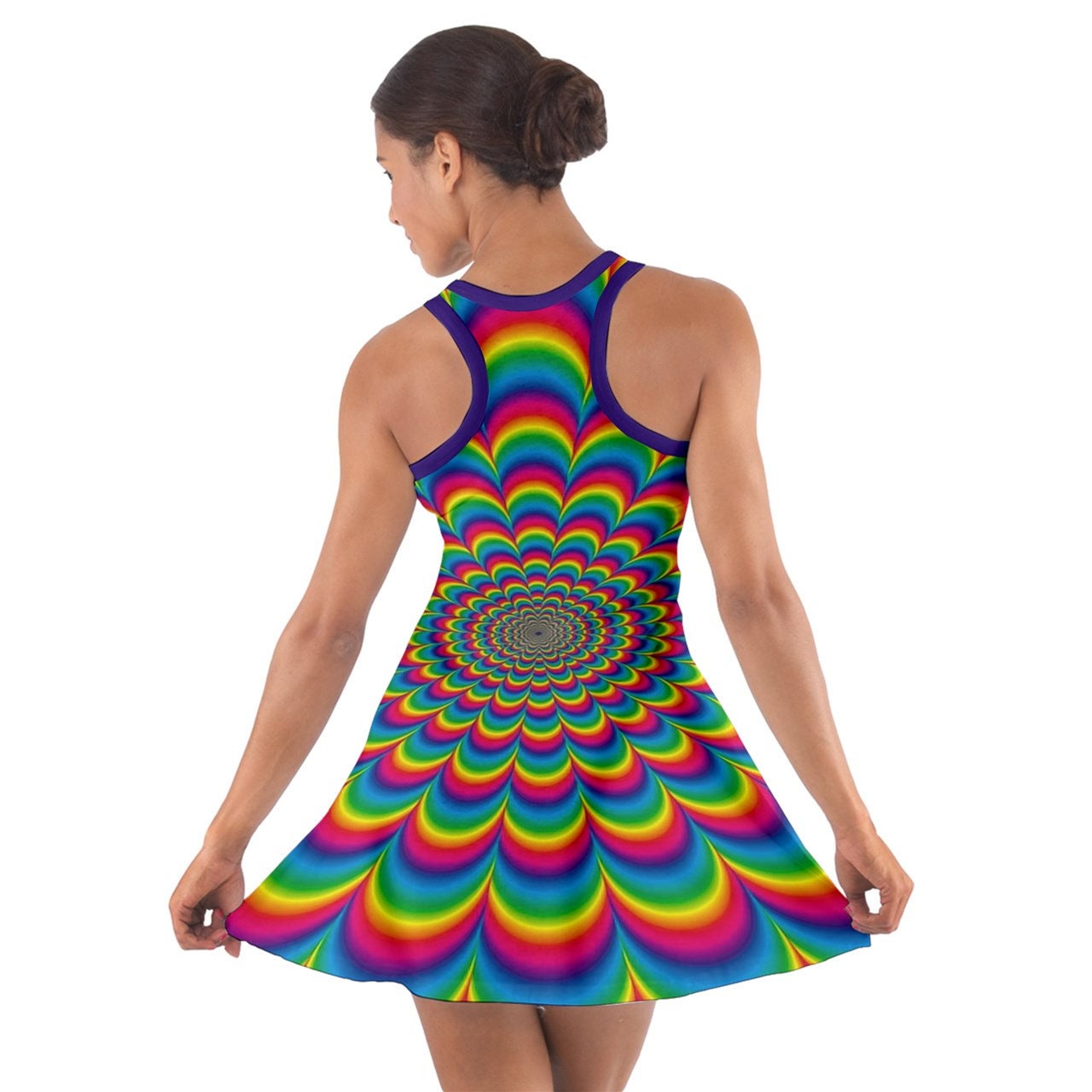 Optical illusion Psychedelic Sundress Dress
