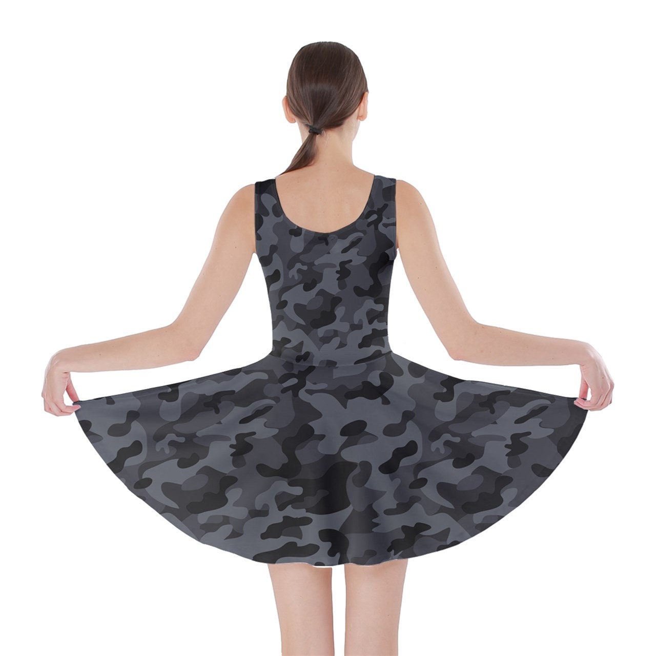 Military Camouflage Skater Dress