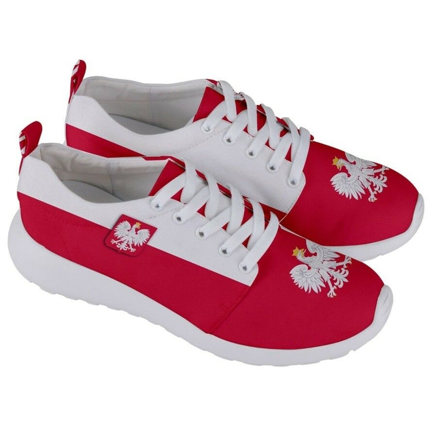 Unique Polish Flag Shoes