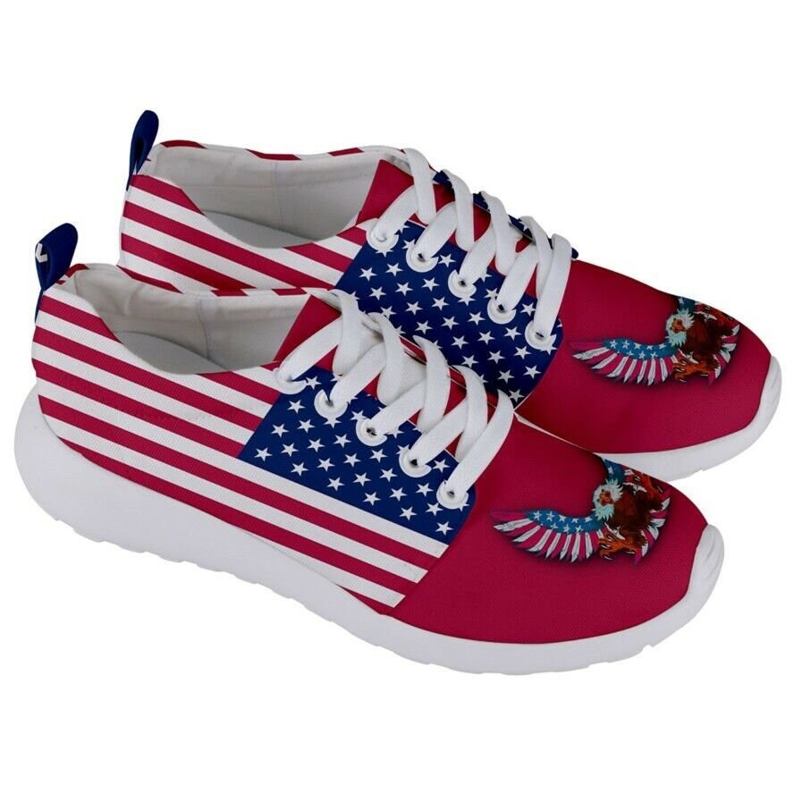 Unique American Flag Eagle Shoes