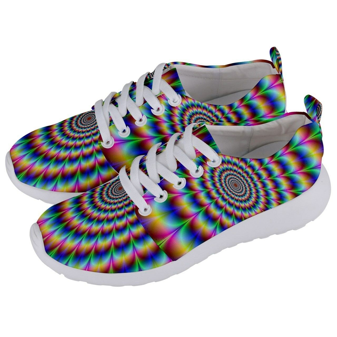Eye Popping Psychedelic Optical illusion Shoes