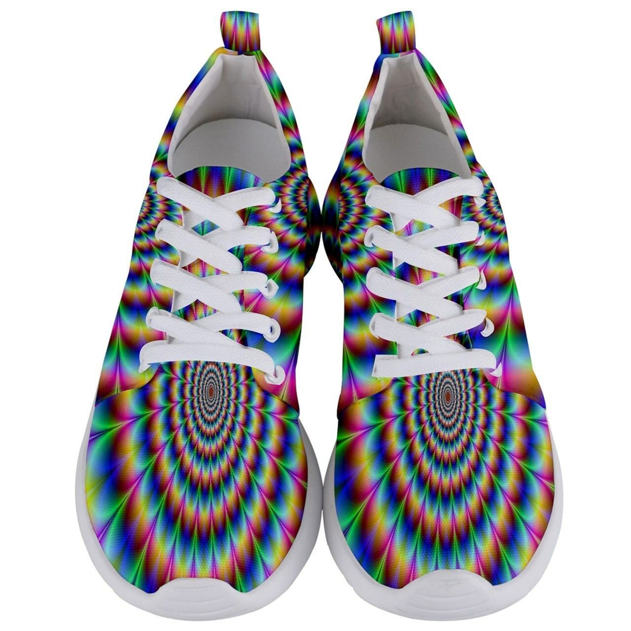 Eye Popping Psychedelic Optical illusion Shoes