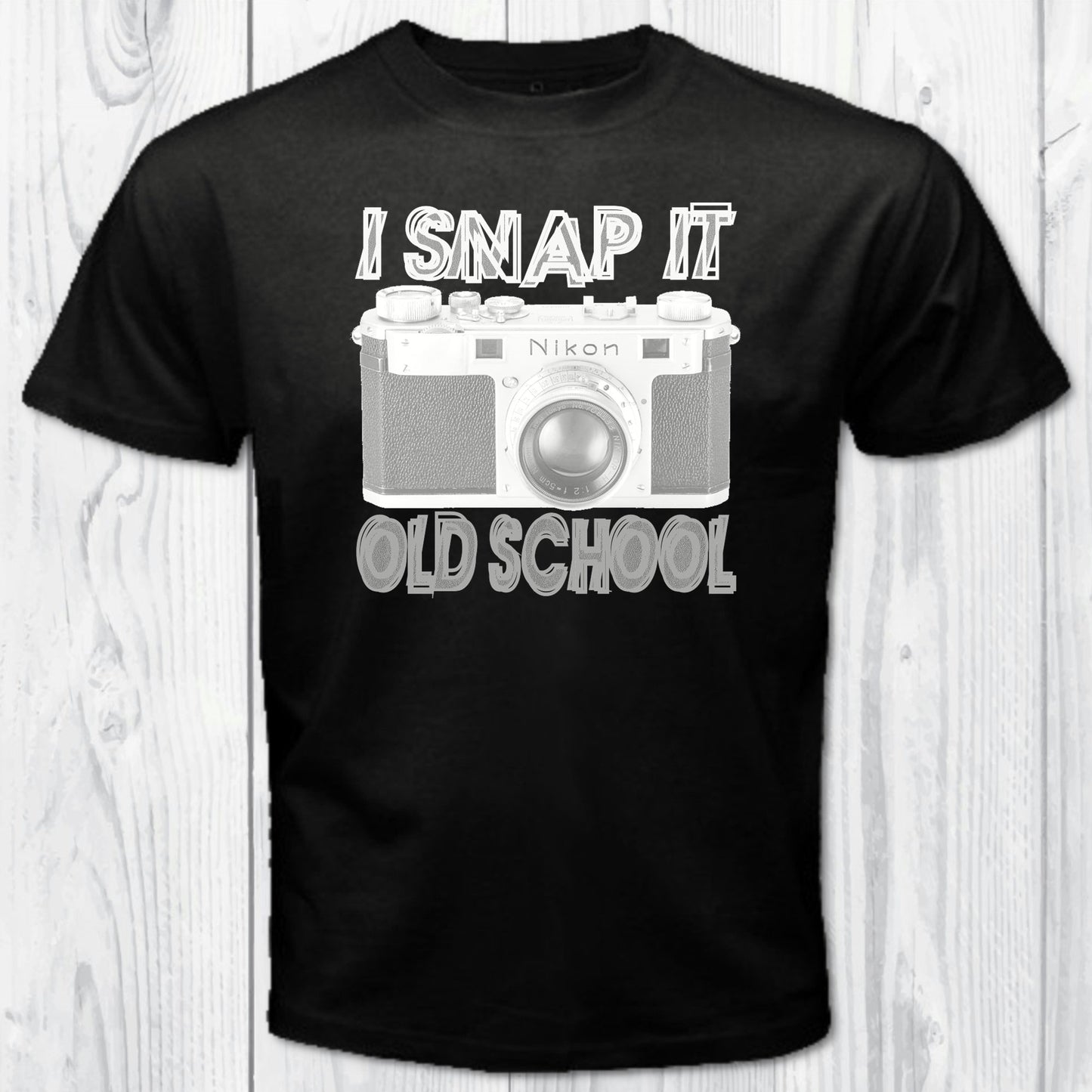 I Snap It Old School Vintage Photographer T-shirt