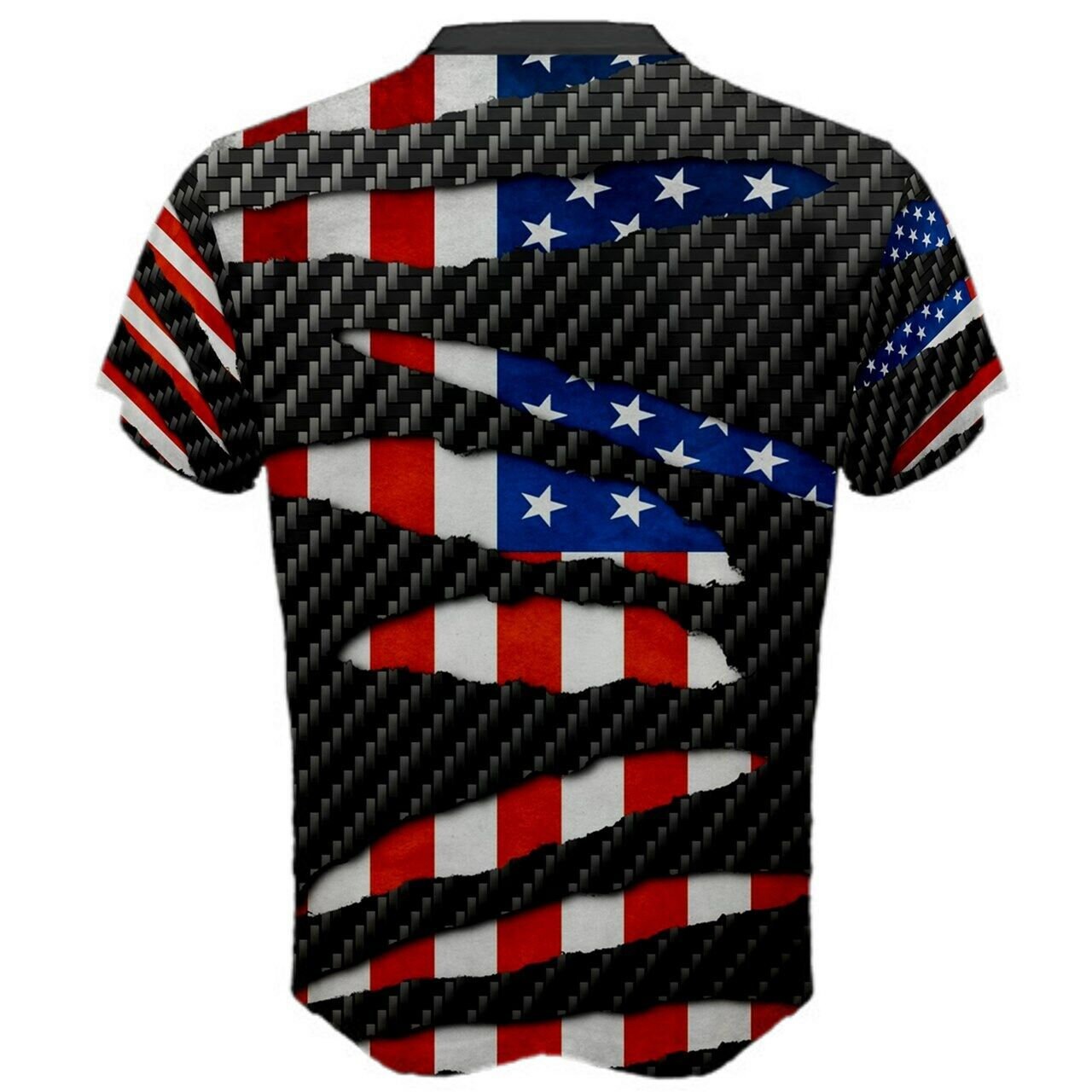 United States Beast Ripped Flag T-shirt