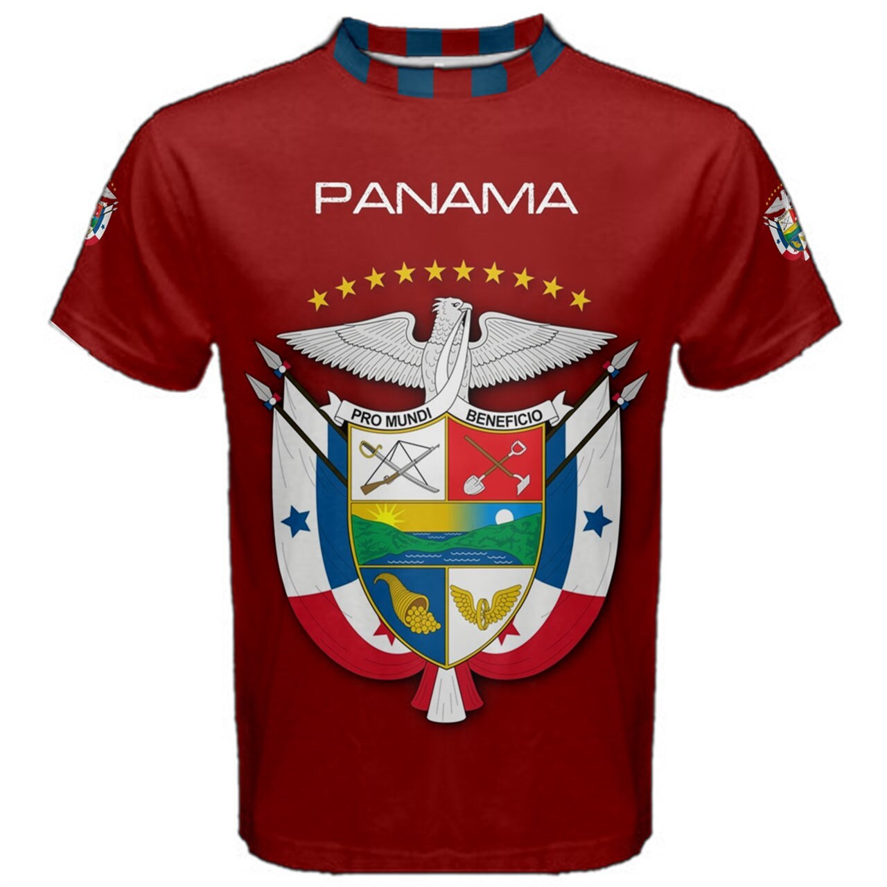 Panama National Flag Text T-shirt