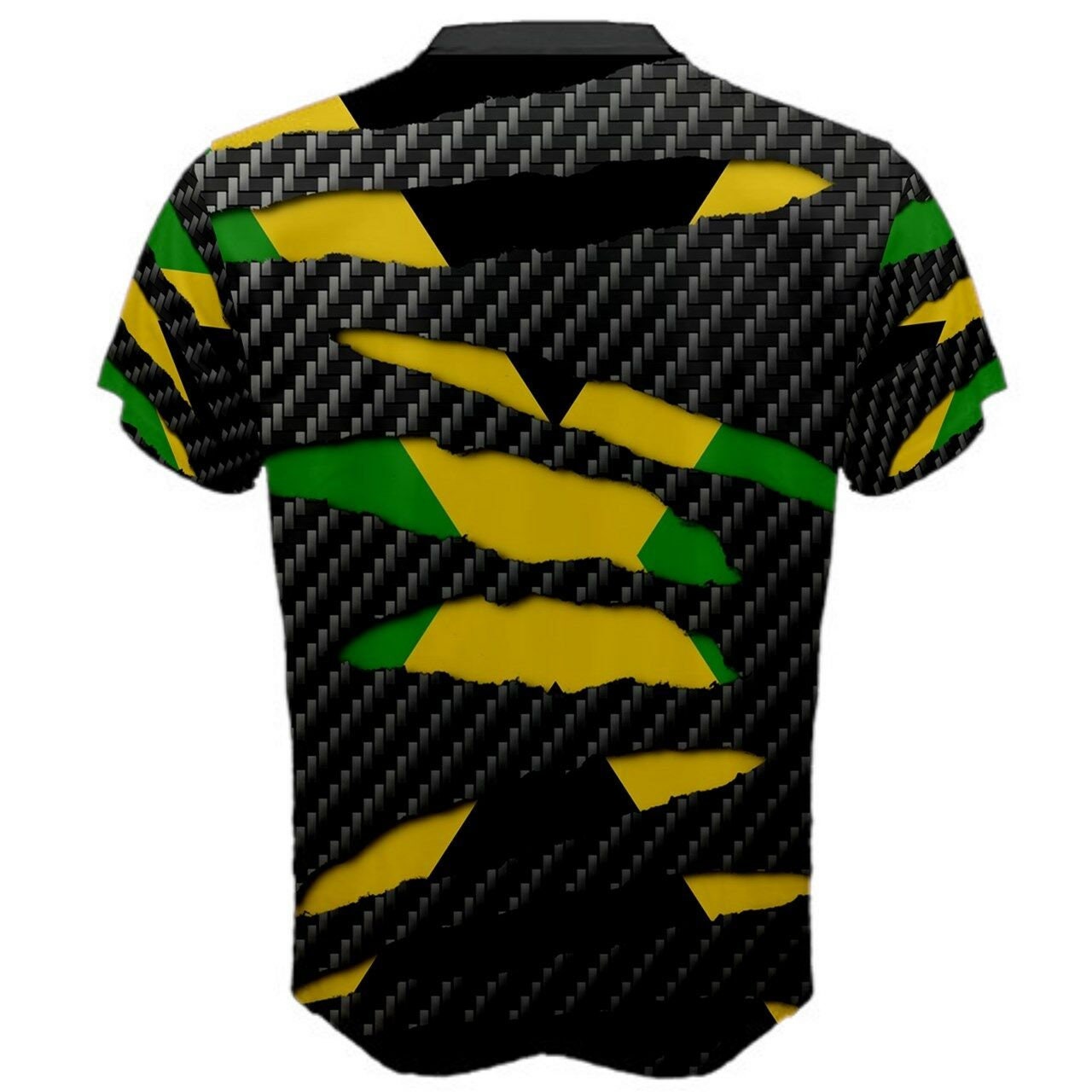 Jamaica Beast Ripped Flag T-shirt