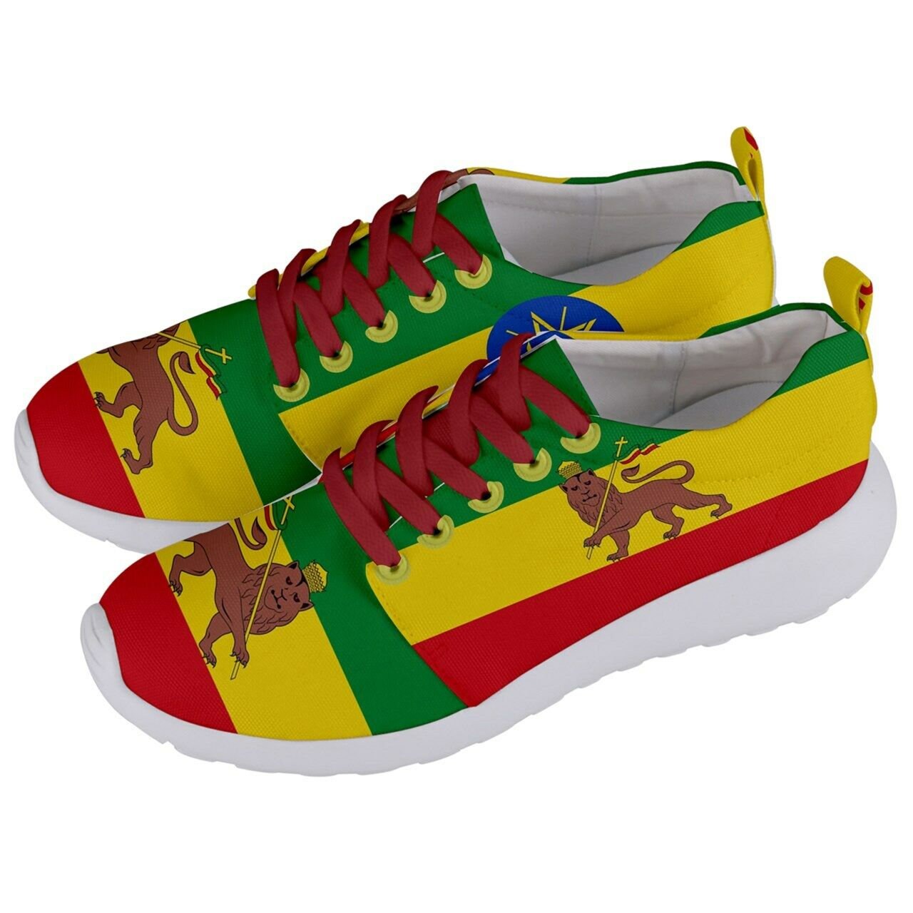 Unique Ethiopian Flag Shoes