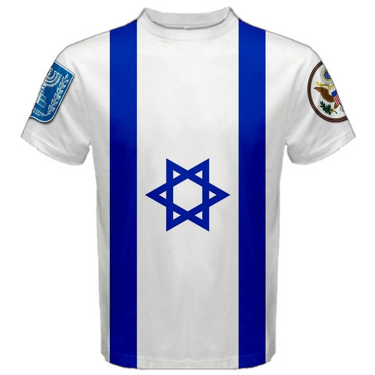 Israel/United States Multi Flag T-shirt