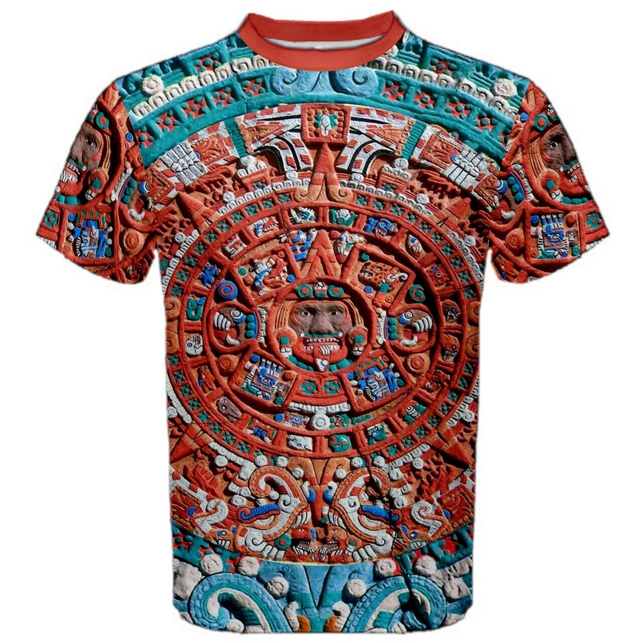 Unique Mayan Sunstone Calendar T-shirt