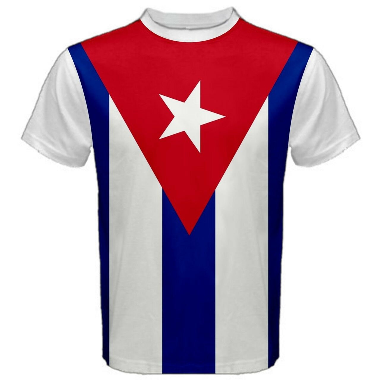 Cuba/USA United States Multi Flag T-shirt