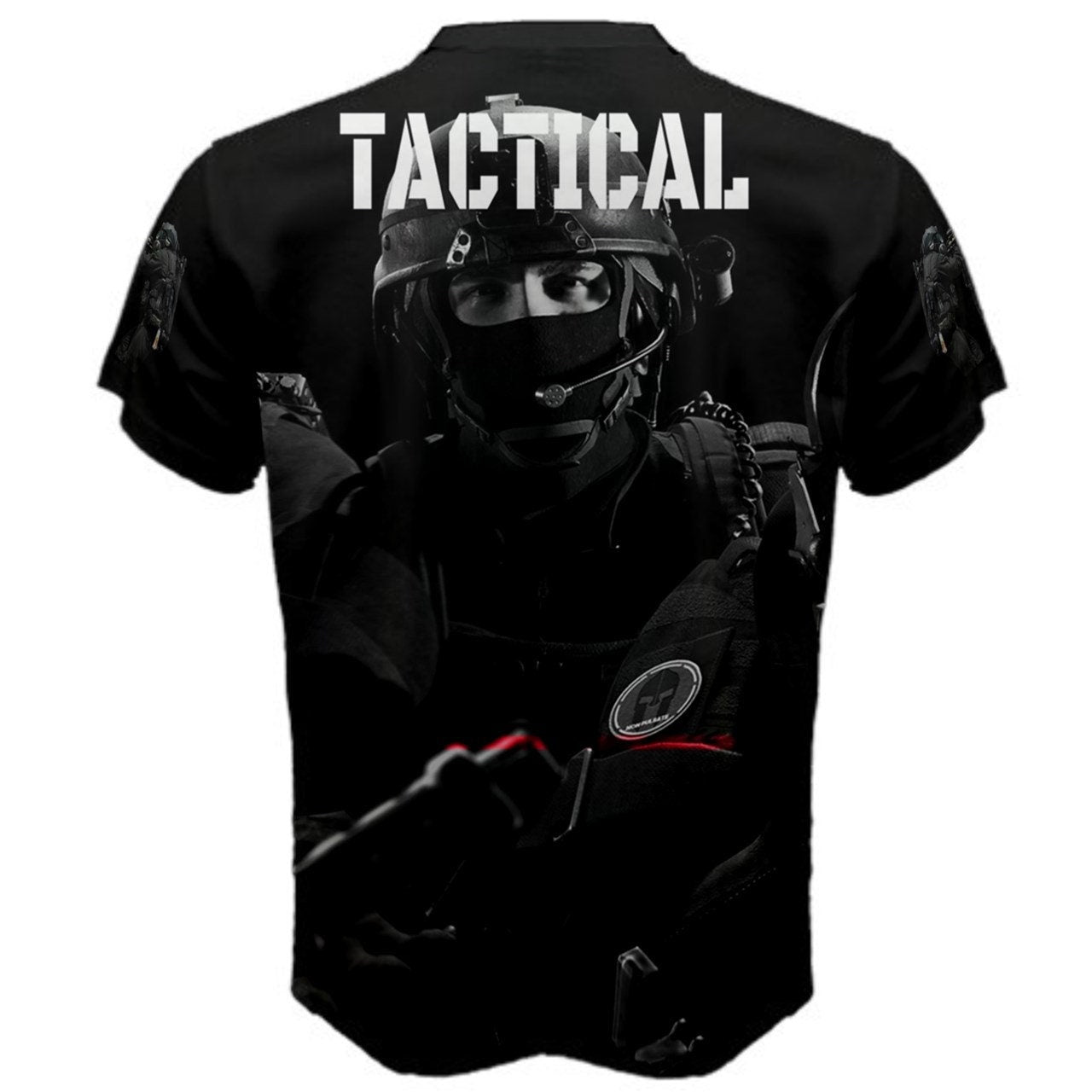 Tactical Precision Special Elite Military Black T-shirt