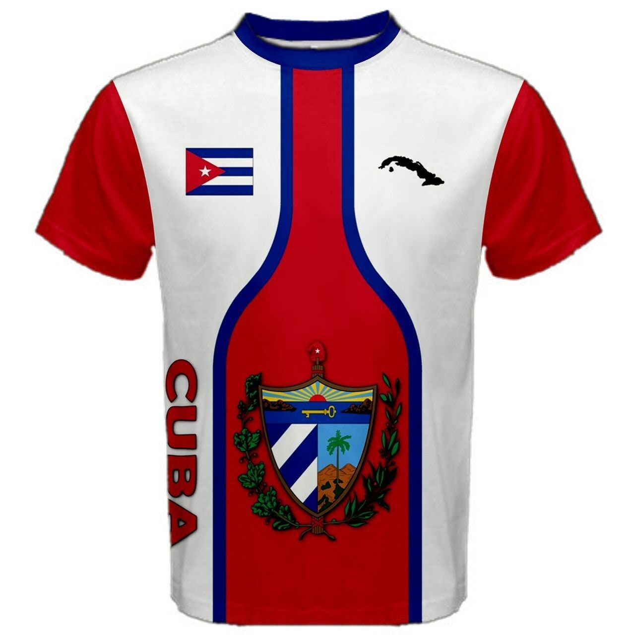 Cuban Coat of Arms Flag T-shirt