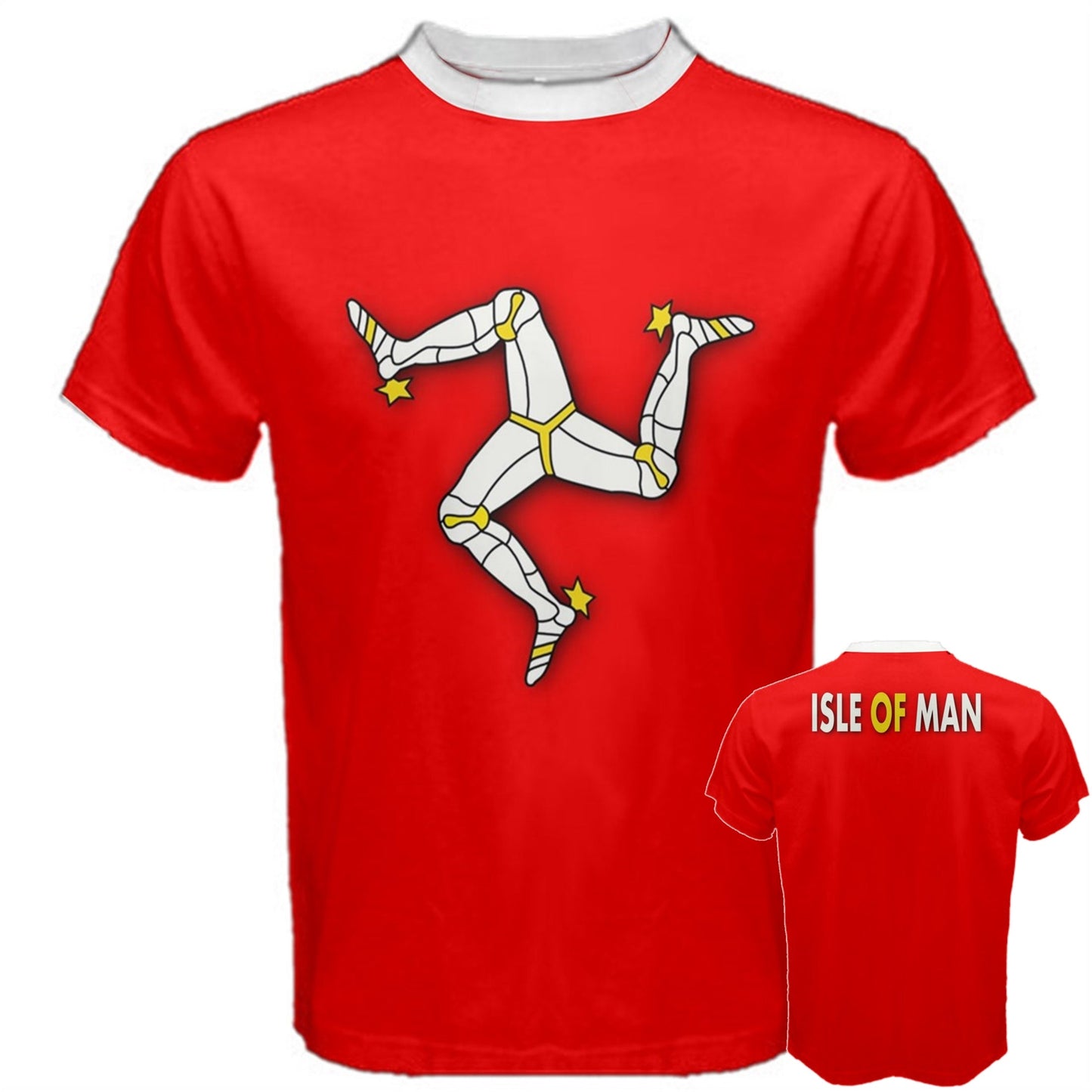Isle of Man Flag Coat of Arms T-shirt