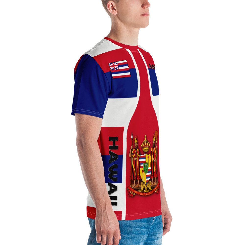 Unique Hawaii Flag Coat of Arms T-shirt