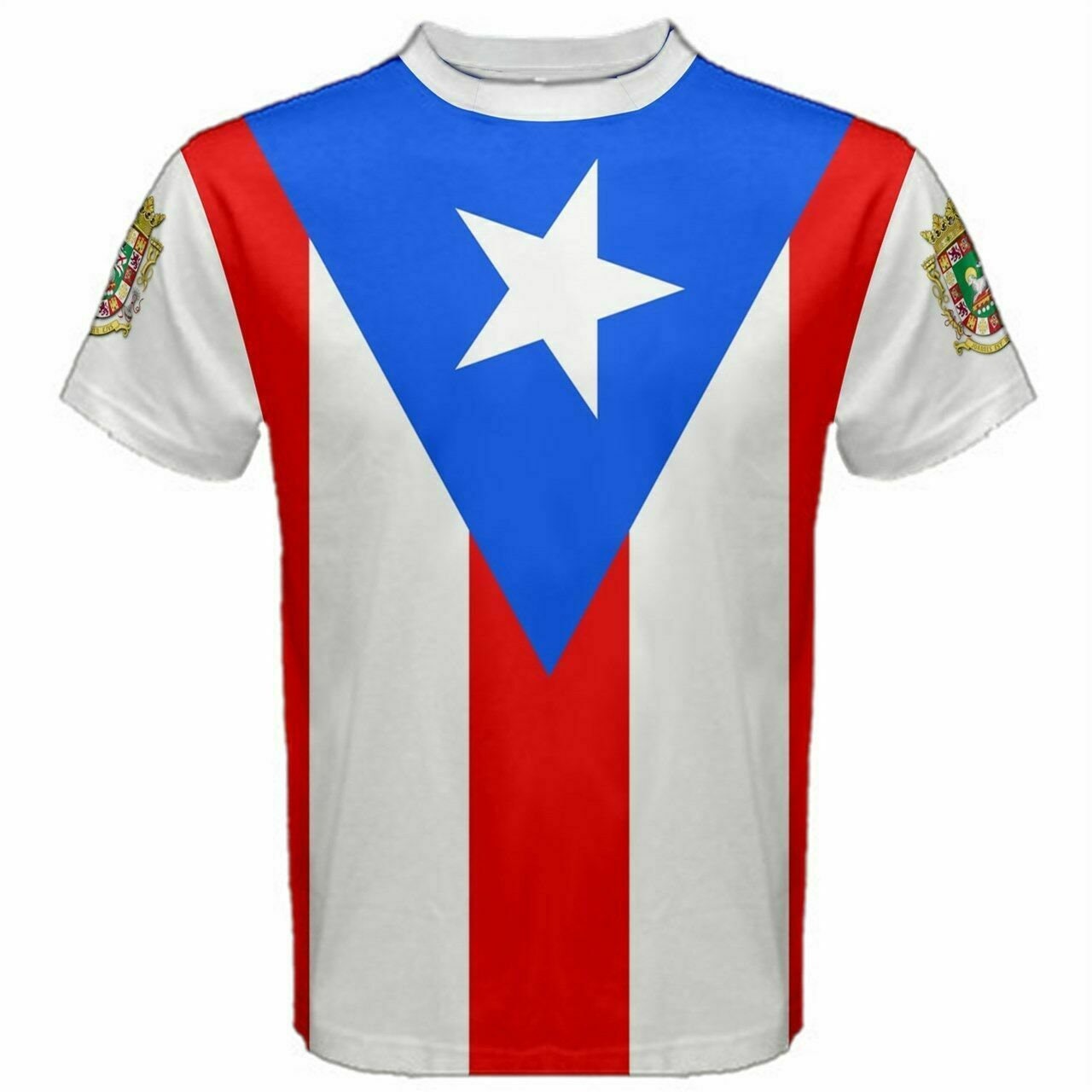 Puerto Rican Double Sided National Flag T-shirt