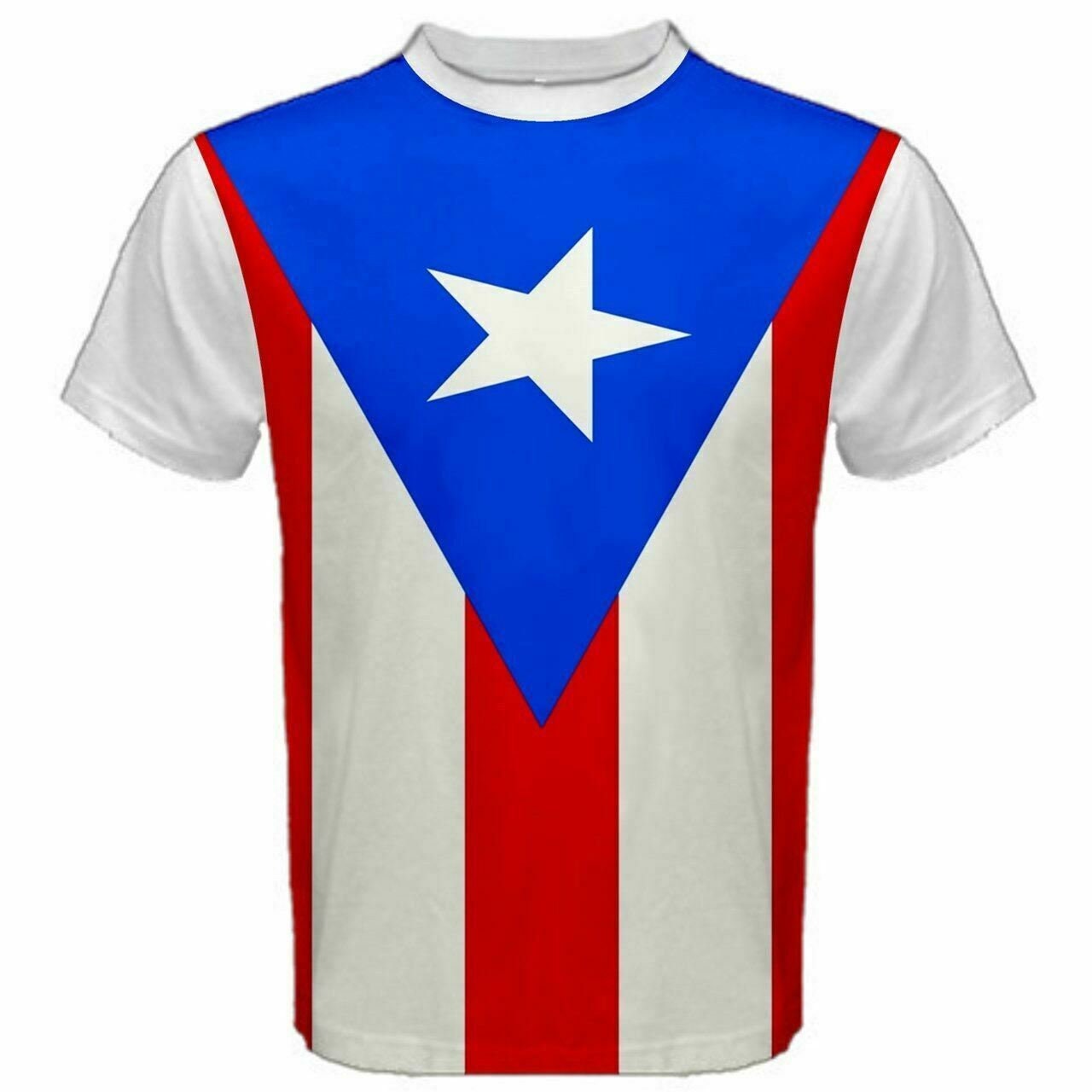 Puerto Rico/United States Multi Flag T-shirt