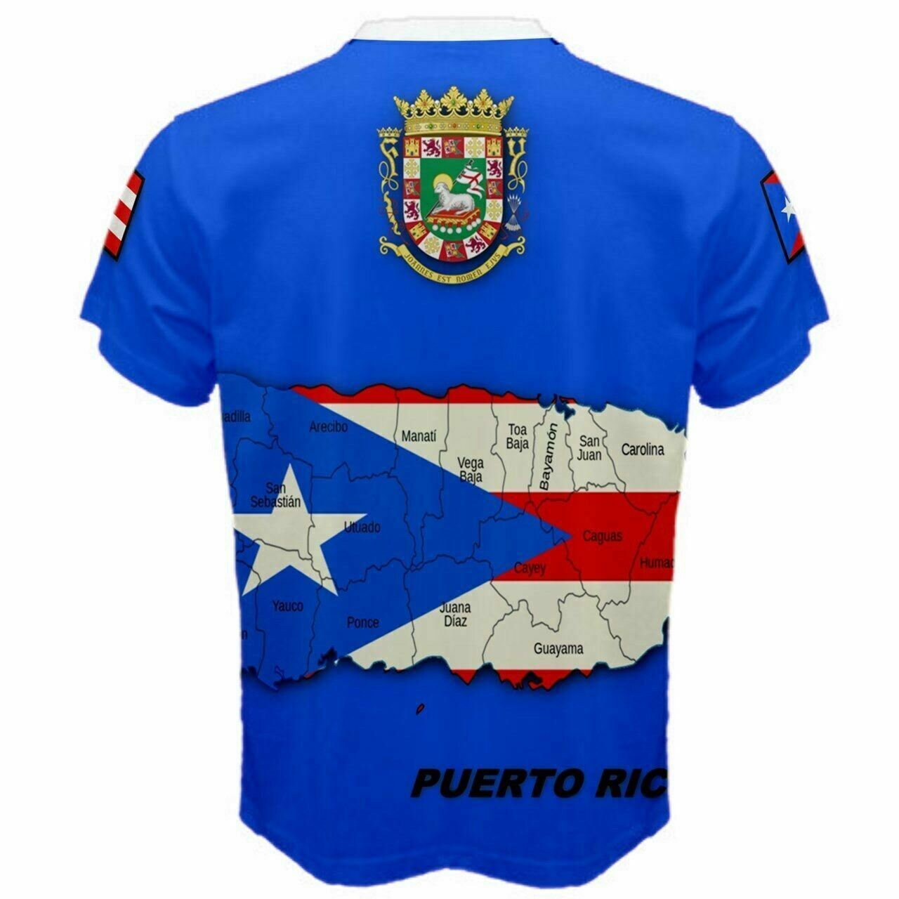 Puerto Rico Flag Coat of Arms T-shirt