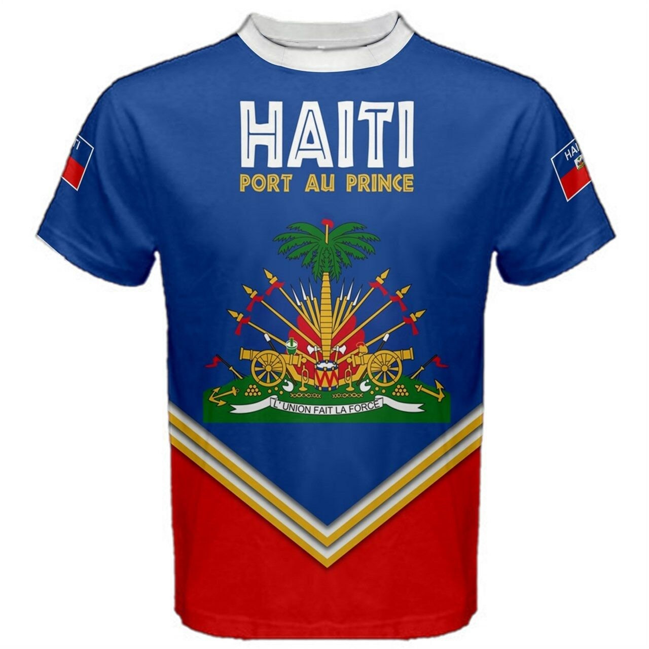 Haitian Port au Prince Flag T-shirt