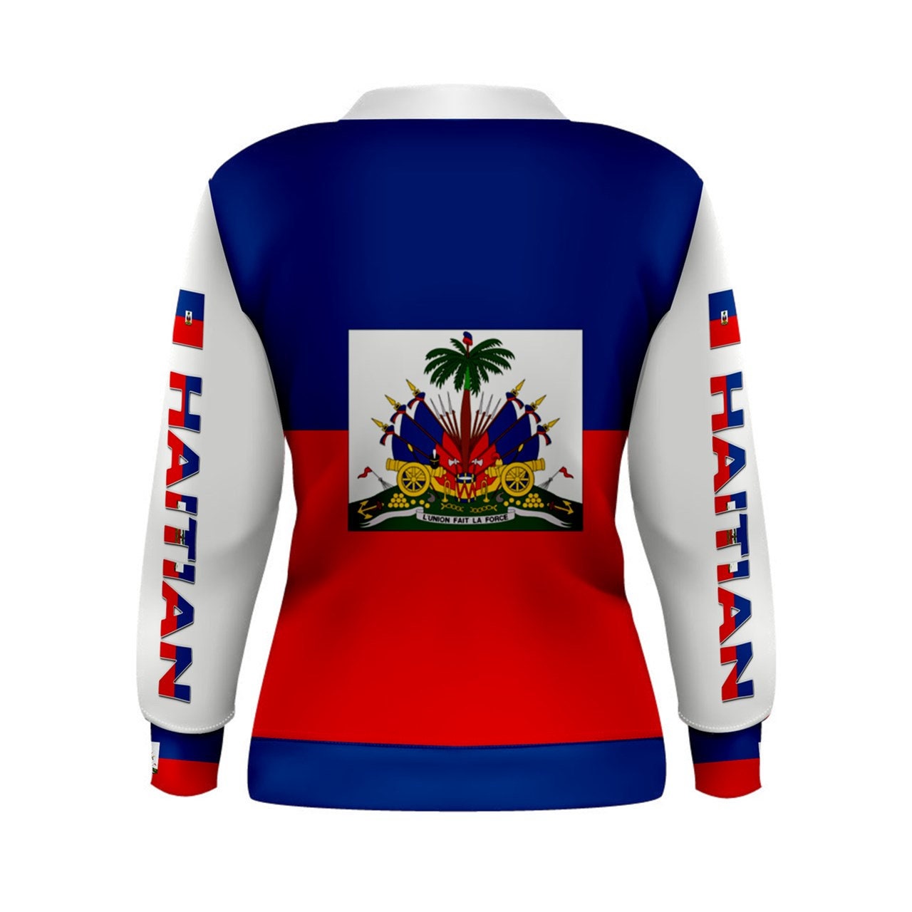Haiti Coat of Arms Flag Men's and Women's Sweatshirt