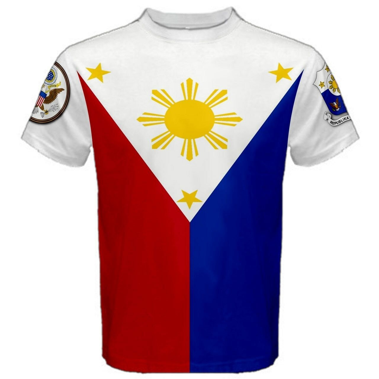 Philippines/United States Multi Flag T-shirt