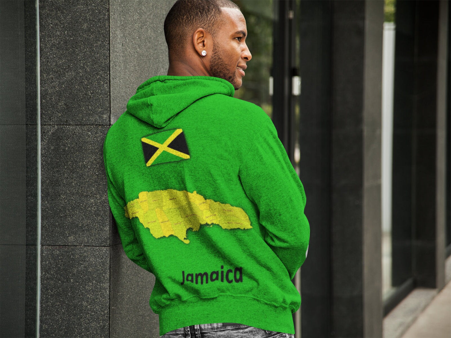 Jamaica Flag Pullover Hoodie