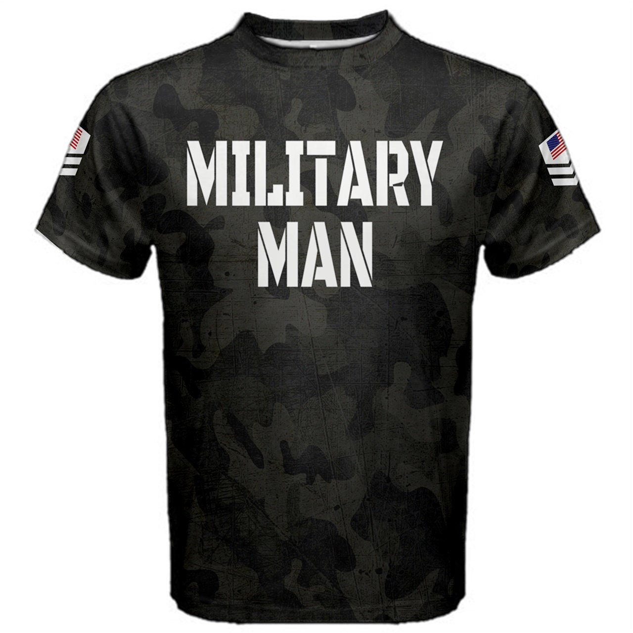 Military American Green Camouflage T-shirt