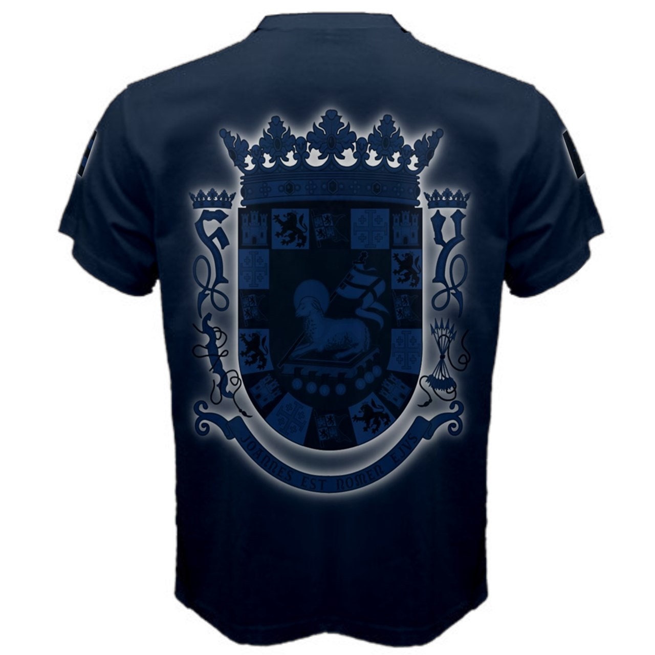Puerto Rico Shodow Effect Flag Coat of Arms T-shirt