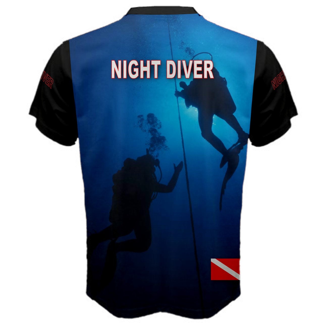 Night Diver Scuba Diving T-shirt