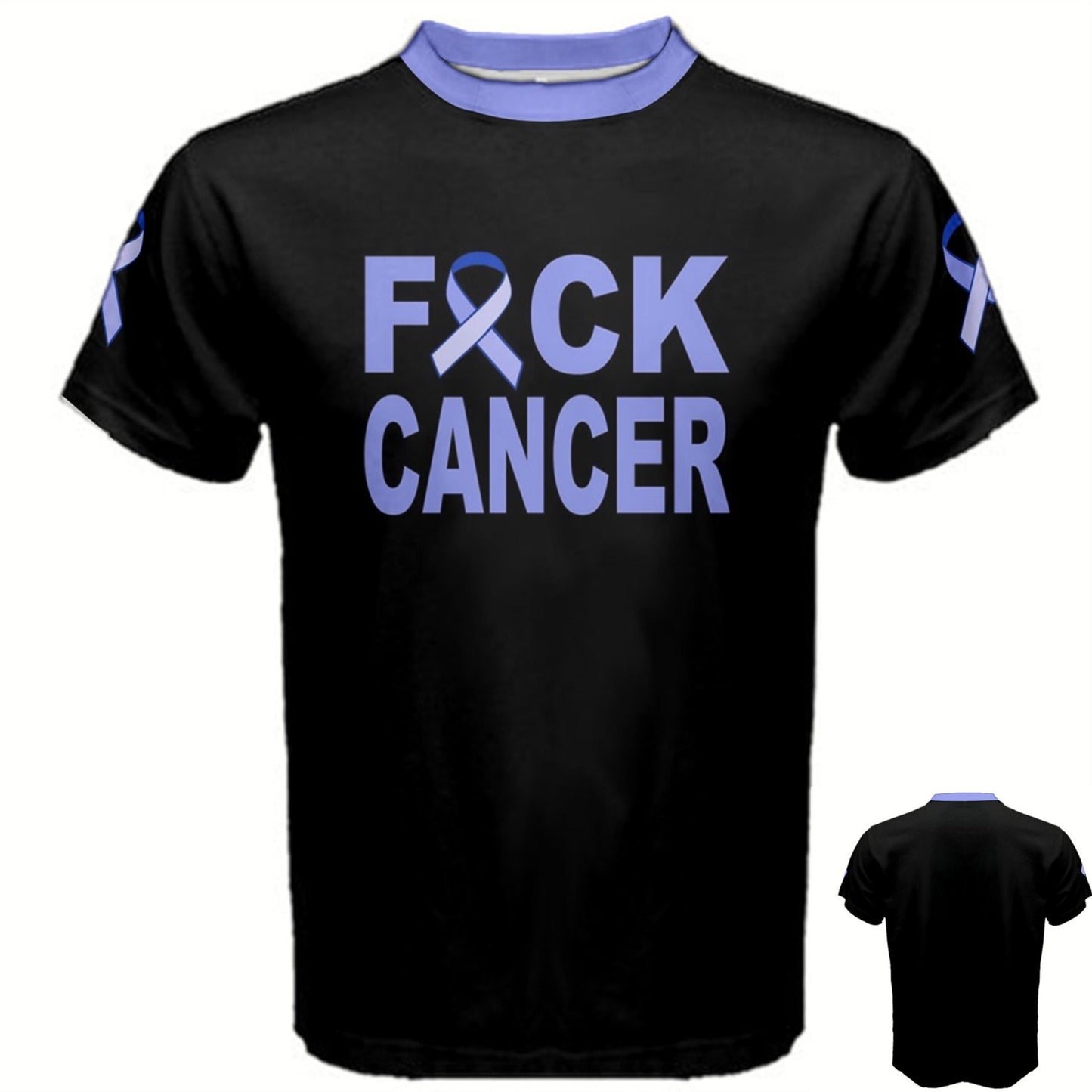 F*ck Cancer Pink or Blue T-shirt