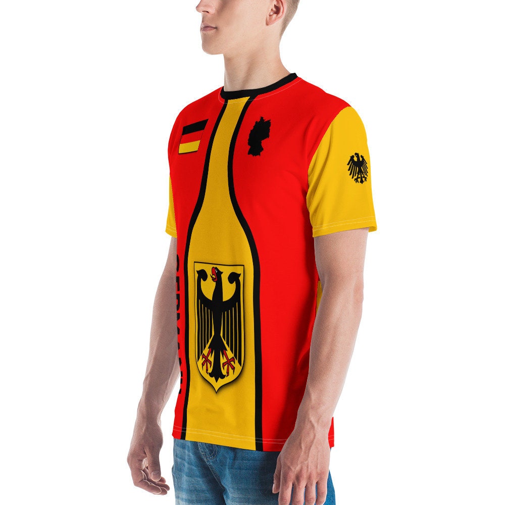 Unique German Flag Colors and Coat of Arms T-shirt