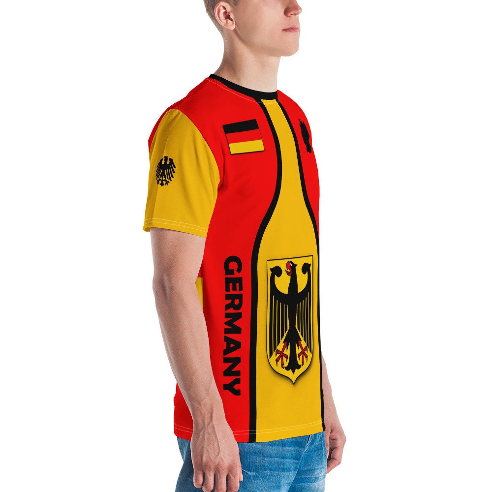 Unique German Flag Colors and Coat of Arms T-shirt