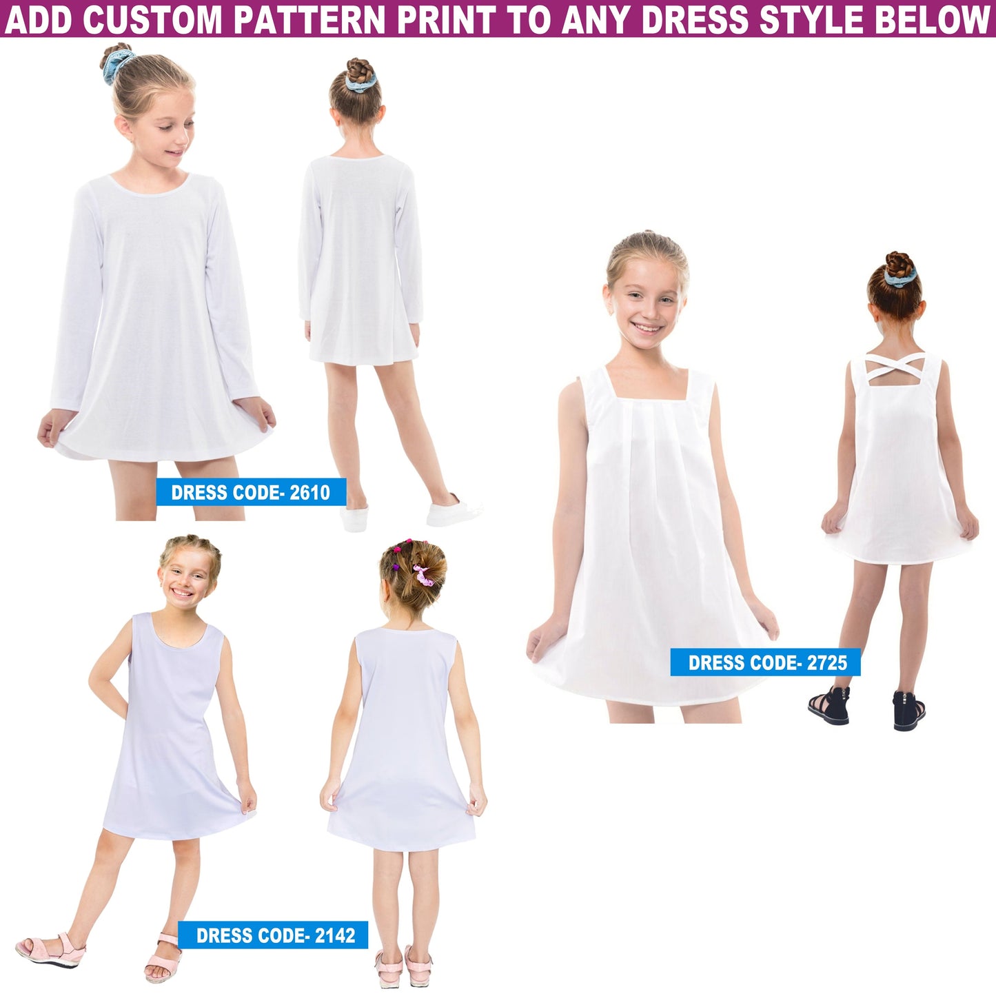 Add Your Own Text To These Amazing and Unique Unicorn Custom Girls Dress