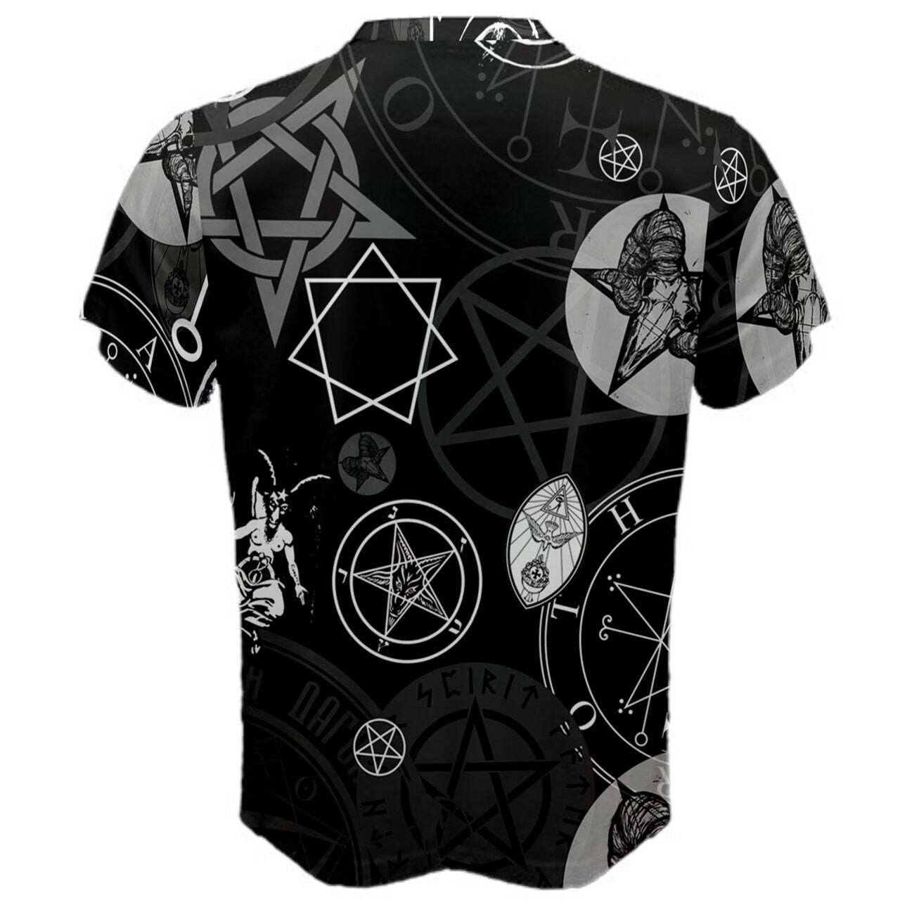 Occult Symbol Satanic Supernatural Vampires Witch Witchcraft Black Magic T-shirt