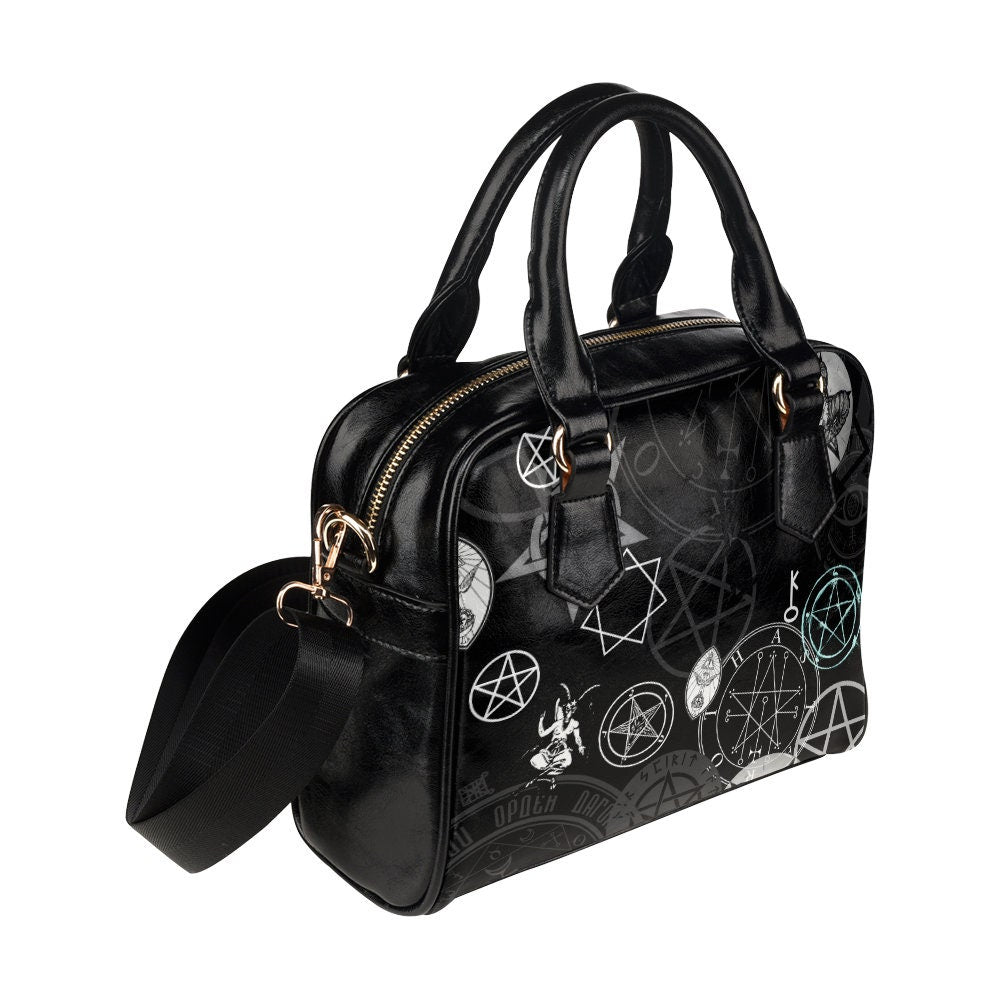 Occult Satanic Symbol Supernatural Witch Witchcraft Handbag Purse
