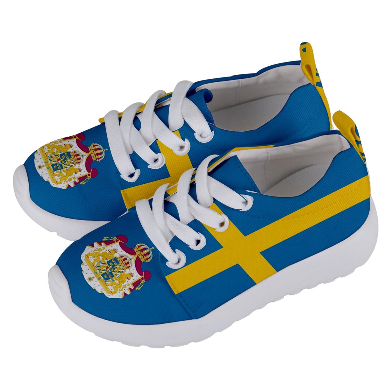 Unique Sweden Flag Shoes *Men's, Women's, Kids Sizes Available.