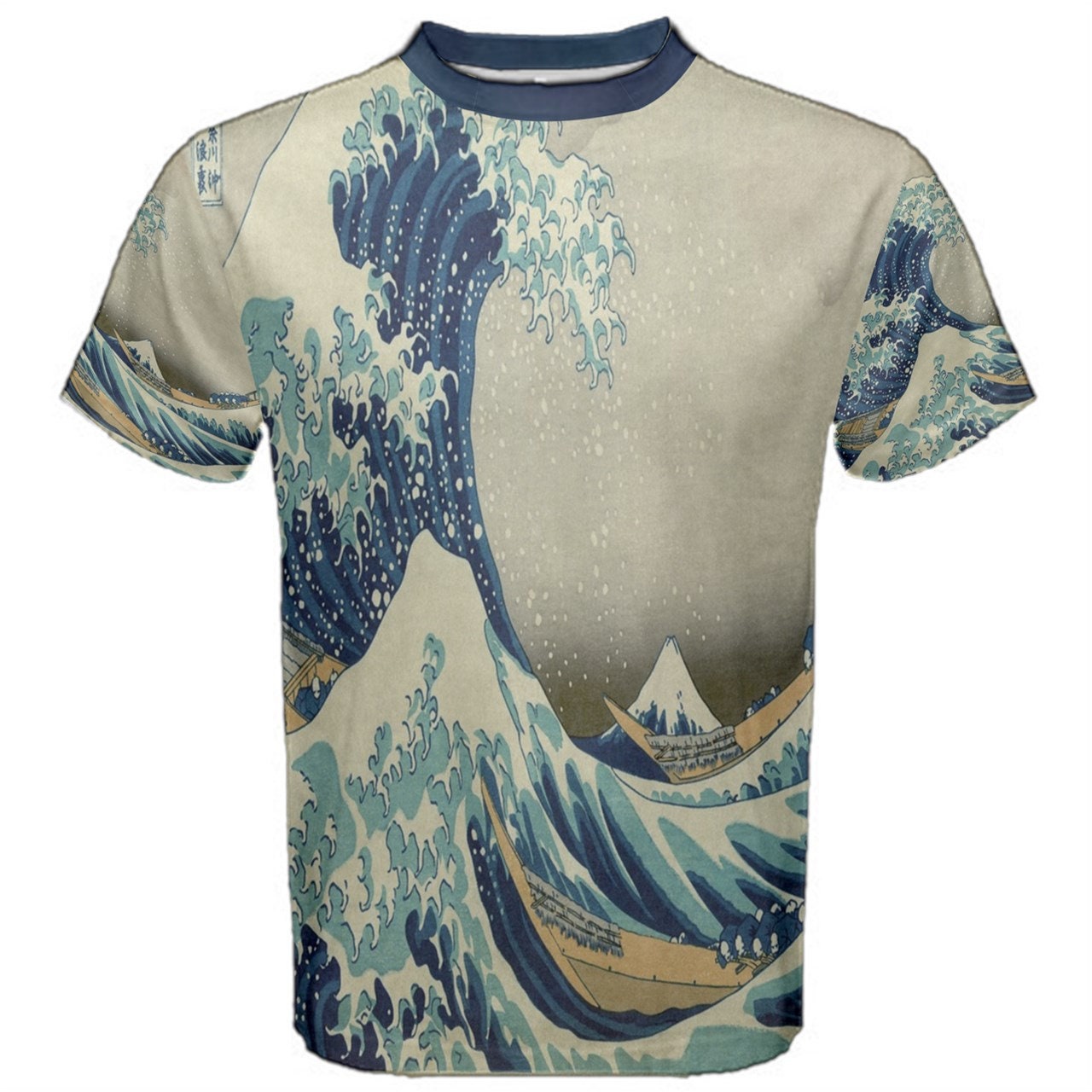 Japanese Great Wave Off Kanagawa Art Painting T-shirt