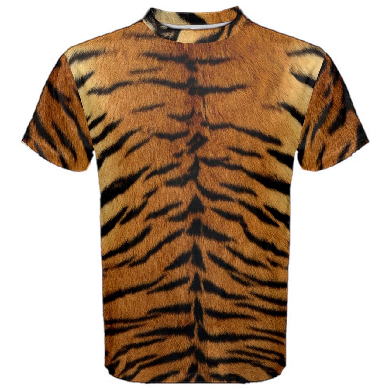 Tiger Stripe Fur Skin Pattern T-shirt
