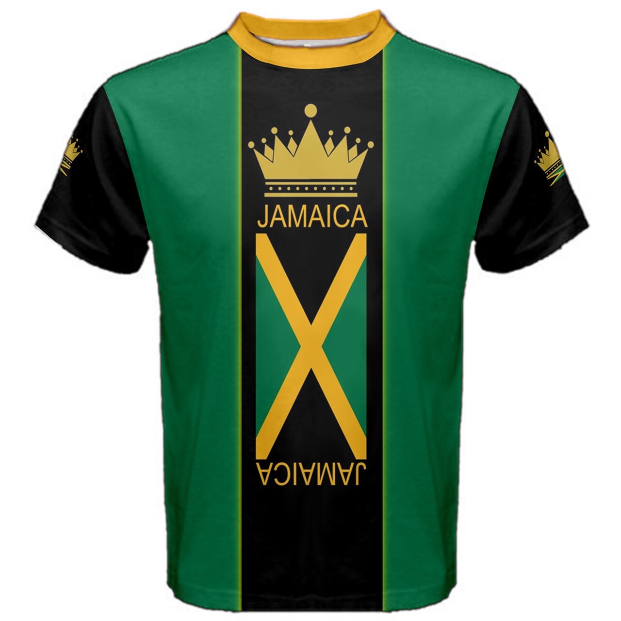 Jamaica King Crown Flag T-shirt
