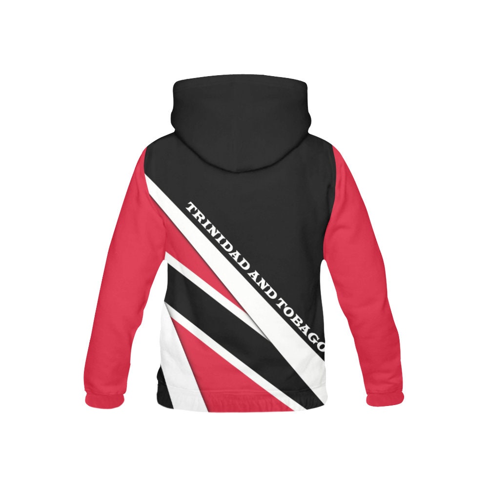 Trinidad and Tobago Flag Coat of Arms Pullover Mens Hoodie