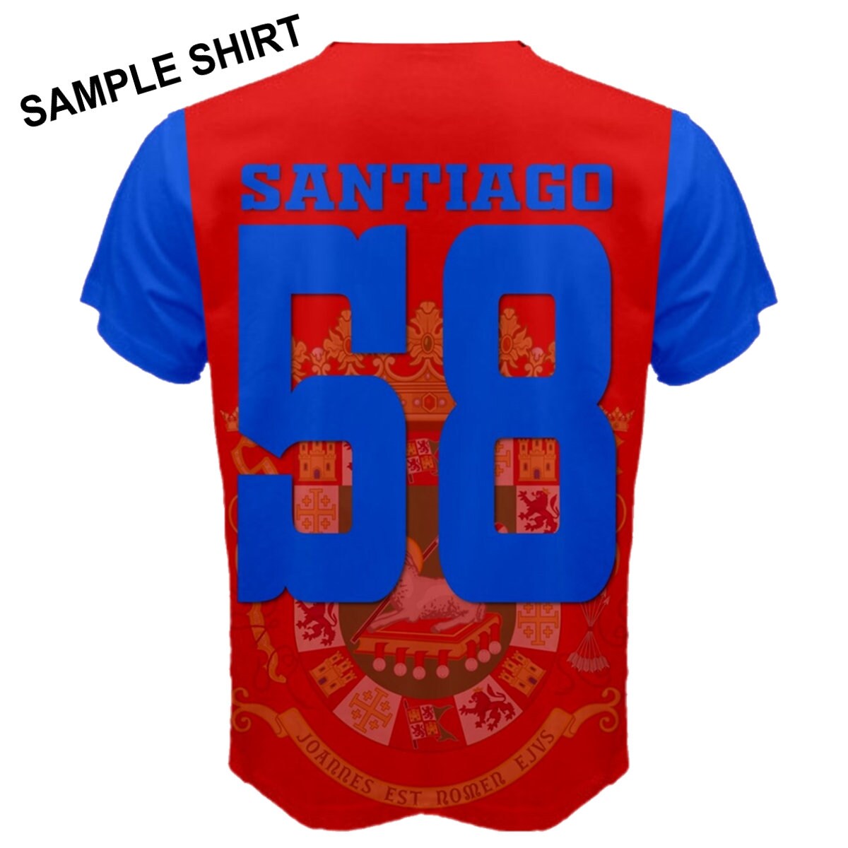 Custom Name Jersey Number Puerto Rico Flag T-shirt