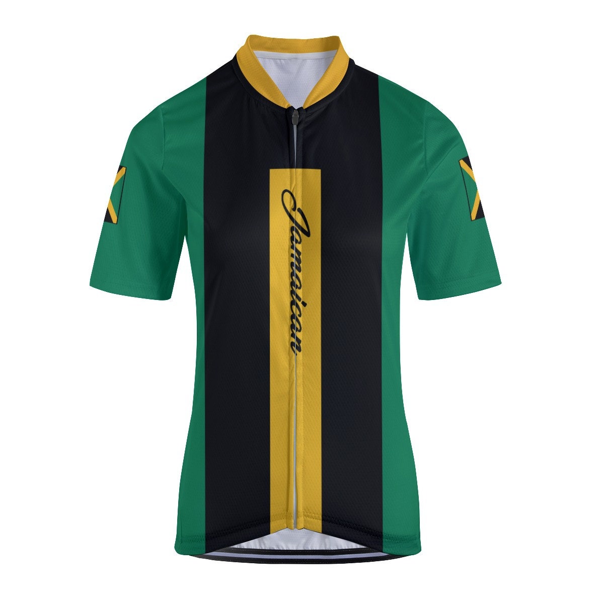 Jamaican Writing Flag Women's Cycling Jersey
