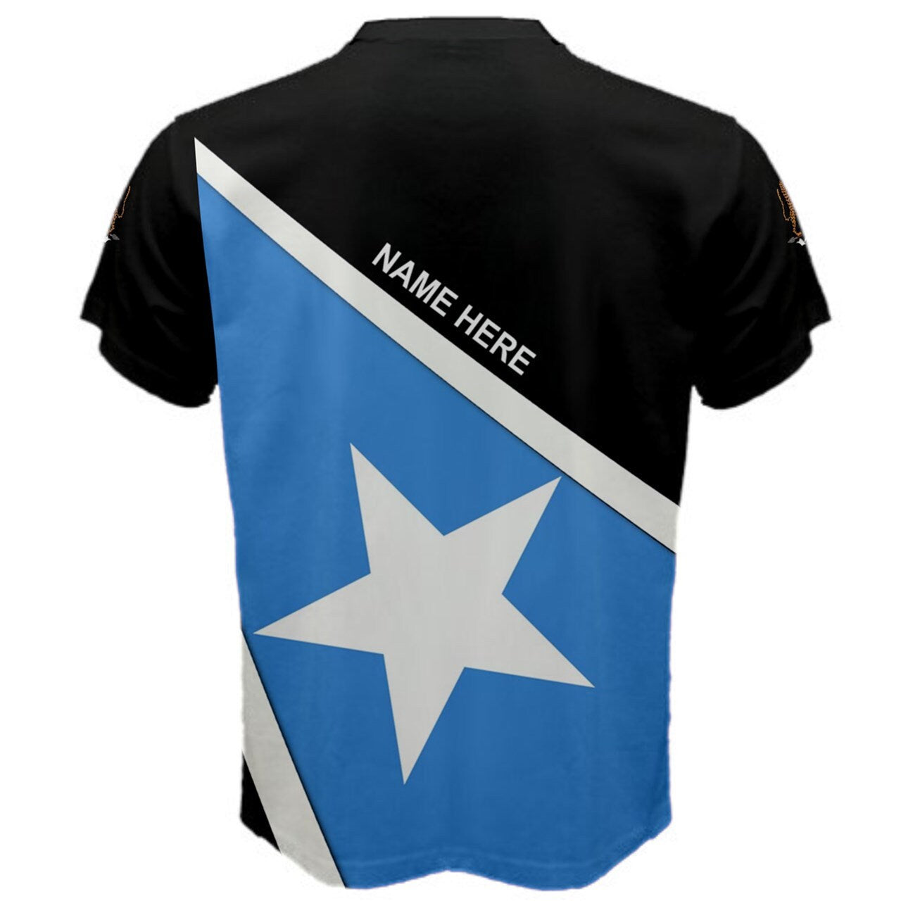 Custom Name Somalia Flag Coat of Arms Men's & Kids T-shirts