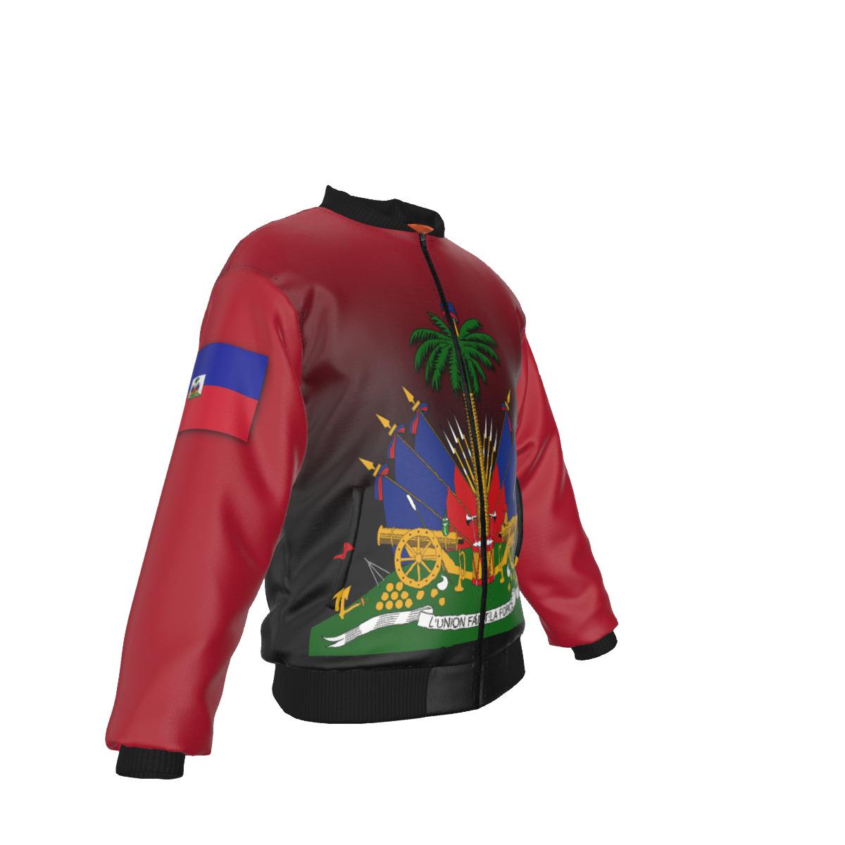 Haiti Coat of Arms Haitian Army Military Flight Bomber Jacket