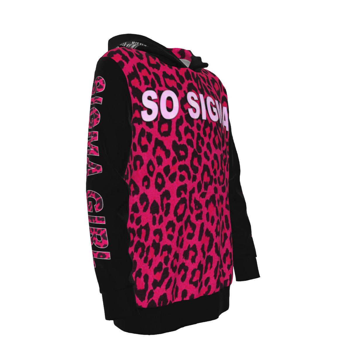 So Sigma Girl/Skibidi Kids Stay Back Funny Kid's Pullover Hoodie