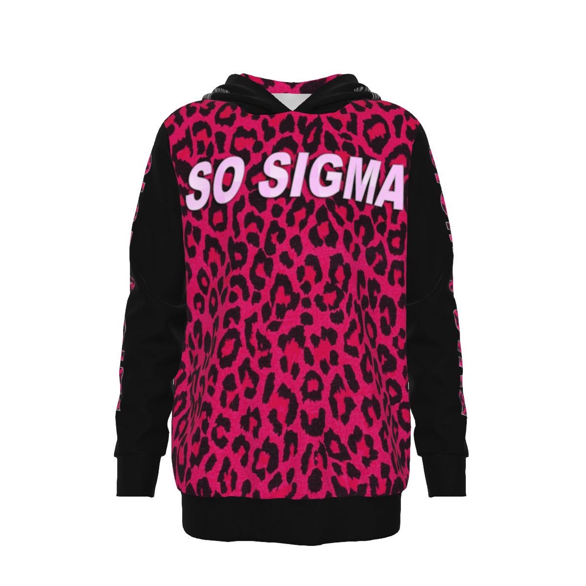 So Sigma Girl/Skibidi Kids Stay Back Funny Kid's Pullover Hoodie