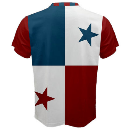 Panama National Flag Text T-shirt