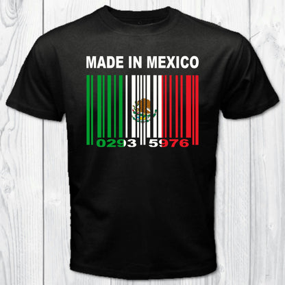 Made In Mexico Barcode Flag Personalized T-shirt