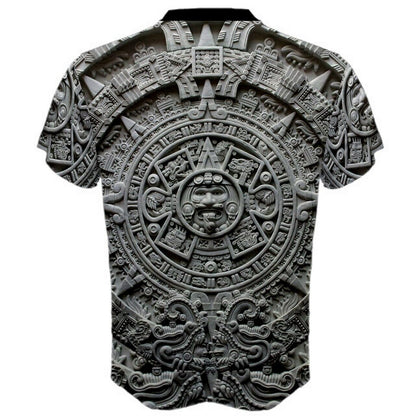 Calendar Sunstone Mexico Mayans T-shirt