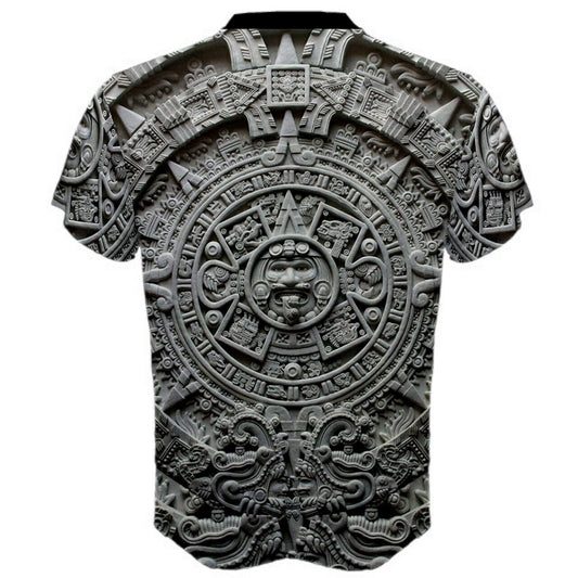 Calendar Sunstone Mexico Mayans T-shirt